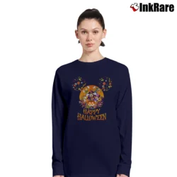 Women’s Mickey Mouse Disney Trick Or Treat Halloween Long-Sleeve Top in navy | Sleek, Versatile, All-Season