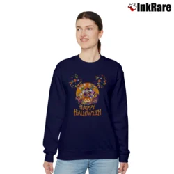 Women’s Mickey Mouse Disney Trick Or Treat Halloween Relaxed Sweatshirt in navy | Soft, Laid-Back Vibe
