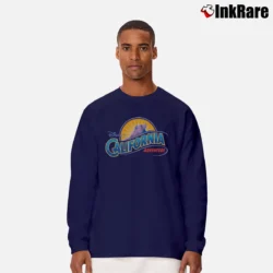 Men’s Mickey Mouse Disneyland Cartoon Walt Disney Long-Sleeve Shirt in navy | Sleek, Lightweight, Year-Round Wear