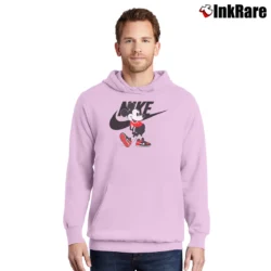 Men’s Mickey Mouse Graphic Pullover Hoodie in light pink | Cozy, Durable, Modern Fit