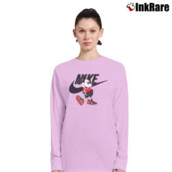 Women’s Mickey Mouse Graphic Long-Sleeve Top in light pink | Sleek, Versatile, All-Season