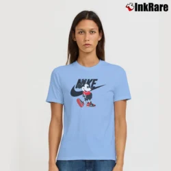 Women’s Mickey Mouse Graphic Signature T-Shirt in light blue | Soft, Flattering Fit