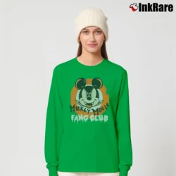 Women’s Mickey Mouse Halloween Fang Club Matching Long-Sleeve Top in irish green | Sleek, Versatile, All-Season