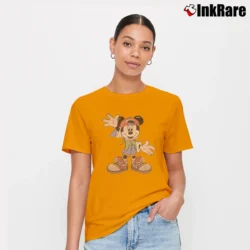 Women’s Mickey Mouse Hip Hop Style Signature T-Shirt in orange | Soft, Flattering Fit