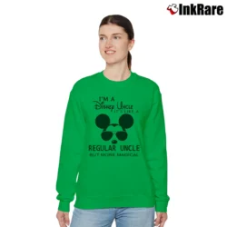 Women’s Mickey Mouse I'm A Disney Uncle Magical Relaxed Sweatshirt in irish green | Soft, Laid-Back Vibe