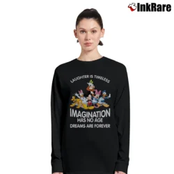 Women’s Mickey Mouse Laughter Is Timeless Dreams Forever Long-Sleeve Top in black | Sleek, Versatile, All-Season