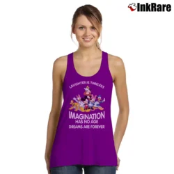 Women’s Mickey Mouse Laughter Is Timeless Dreams Forever Tank Top in purple | Lightweight, Movement-Friendly
