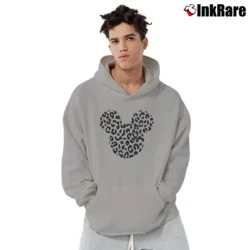 Men’s Mickey Mouse Leopard Muscle Pullover Hoodie in sport grey | Cozy, Durable, Modern Fit