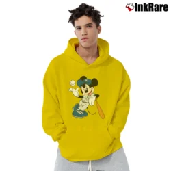 Men’s Mickey Mouse New York Yankees Fan Pullover Hoodie in yellow | Cozy, Durable, Modern Fit