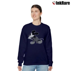 Women’s Mickey Mouse Number Nine Rockstar Disney Relaxed Sweatshirt in navy | Soft, Laid-Back Vibe