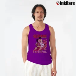 Men’s Mickey Mouse San Francisco 49ers Faithful Football Fan Tank Top in purple | Breathable, Active-Friendly Design
