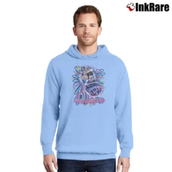 Men’s Mickey Mouse Space Mountain Disney World Pullover Hoodie in light blue | Cozy, Durable, Modern Fit