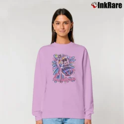 Women’s Mickey Mouse Space Mountain Disney World Relaxed Sweatshirt in light pink | Soft, Laid-Back Vibe