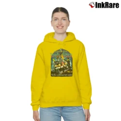 Women’s Mickey Mouse Tower Of Terror Twilight Disney Cozy Hoodie in yellow | Warm, Structured, Stylish