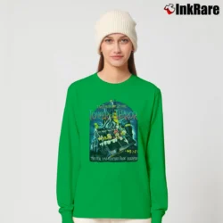 Women’s Mickey Mouse Tower Of Terror Twilight Disney Long-Sleeve Top in irish green | Sleek, Versatile, All-Season