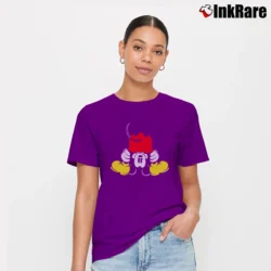 Women’s Mickey Mouse Upside Down Cake Disney Signature T-Shirt in purple | Soft, Flattering Fit