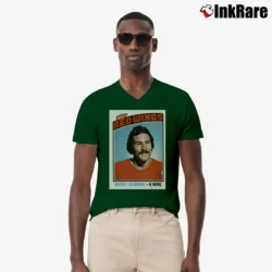 Men’s Mickey Redmond Detroit Red Wings for NHL Fans V-Neck Tee in forest green | Sharp, Breathable, Everyday Staple
