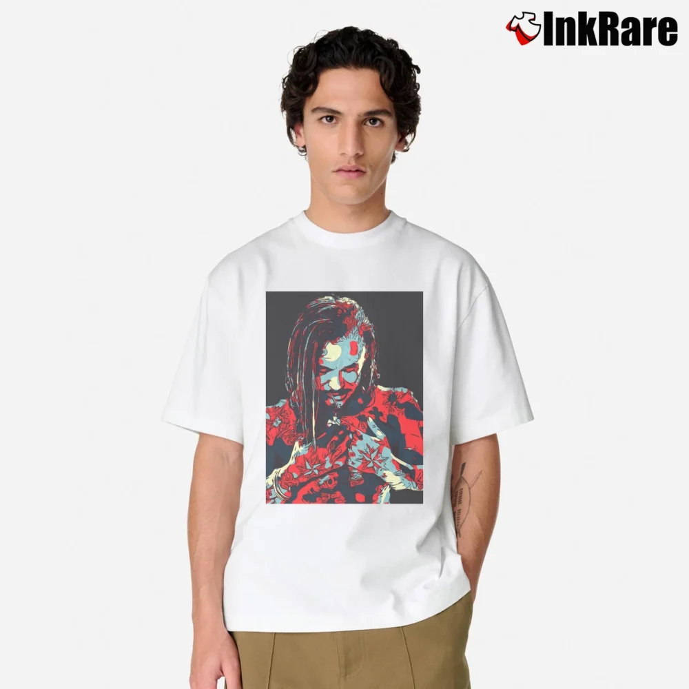Men’s Mickey Rourke Classic Graphic Classic T-Shirt in white | Soft, Breathable Everyday Wear