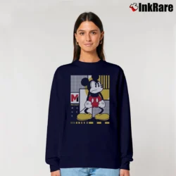 Women’s Mickey Shape Up Graphic Relaxed Sweatshirt in navy | Soft, Laid-Back Vibe