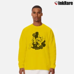 Men’s Mickey Taps Minnie Punk Seditionaries Long-Sleeve Shirt in yellow | Sleek, Lightweight, Year-Round Wear