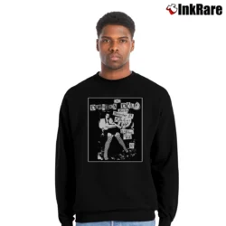 Men’s Middle East Flyer Crewneck Sweatshirt in black | Cozy Fabric, Clean Style