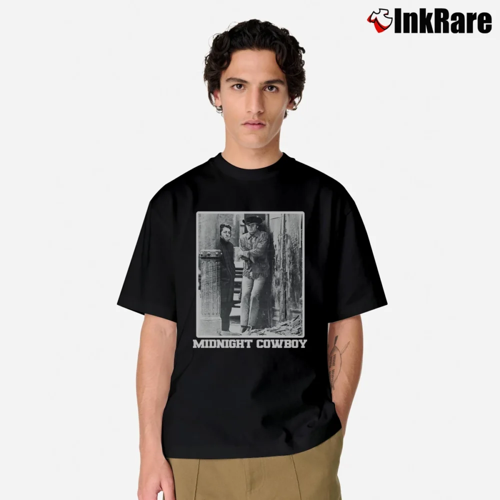 Men’s Midnight Cowboy Classic Movie Classic T-Shirt in black | Soft, Breathable Everyday Wear