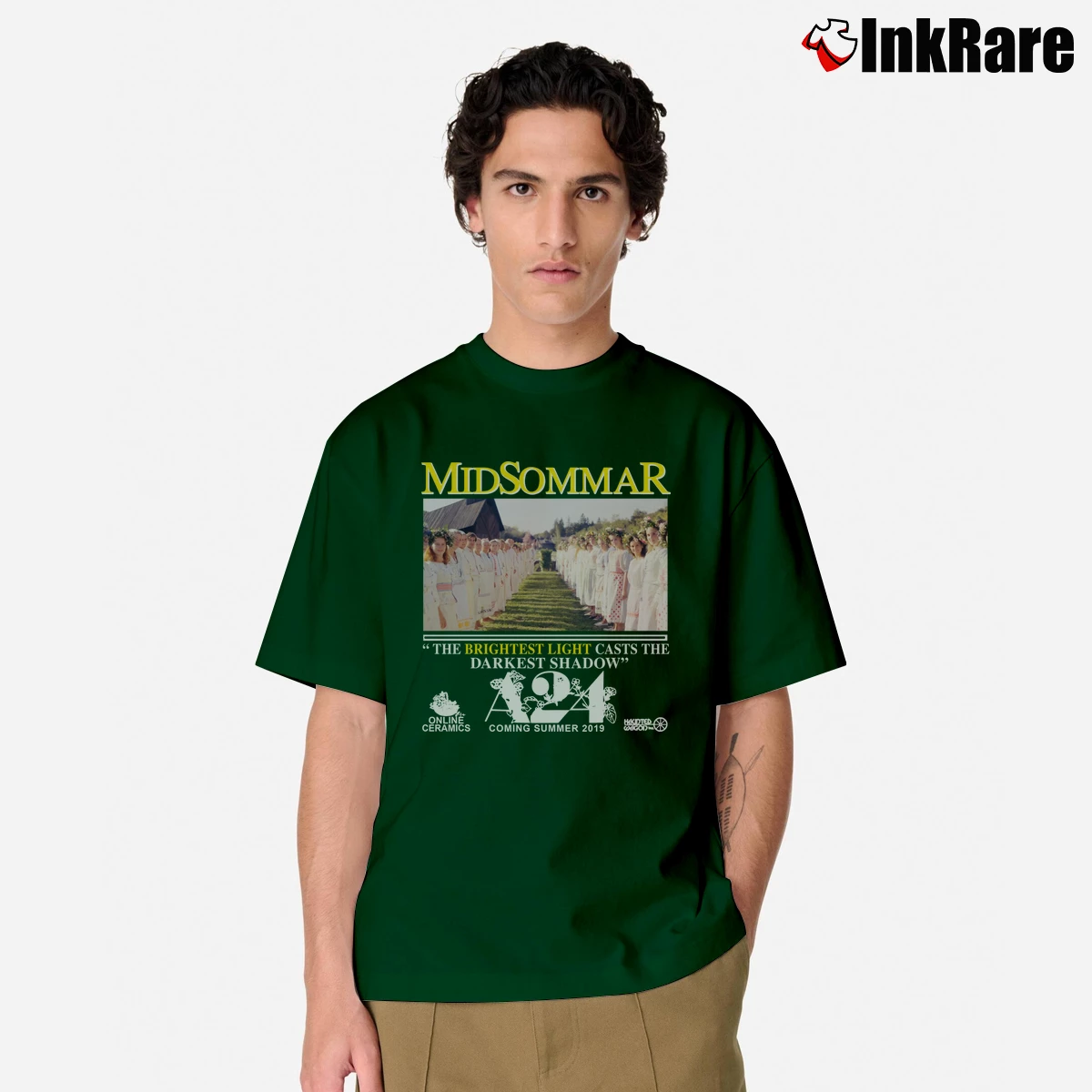 Men’s Midsommar A24 Classic T-Shirt in forest green | Soft, Breathable Everyday Wear