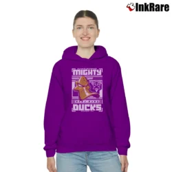 Women’s mighty ducks of anaheim for NHL and Retro Hockey Fans Cozy Hoodie in purple | Warm, Structured, Stylish