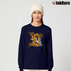 Women’s Miguel Cabrera Tigers 24 Triple Crown Long-Sleeve Top in navy | Sleek, Versatile, All-Season