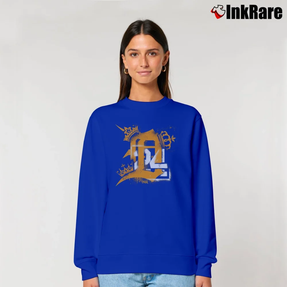 Women’s Miguel Cabrera Tigers 24 Triple Crown Relaxed Sweatshirt in royal blue | Soft, Laid-Back Vibe