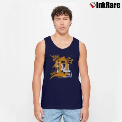 Men’s Miguel Cabrera Tigers 24 Triple Crown Tank Top in navy | Breathable, Active-Friendly Design