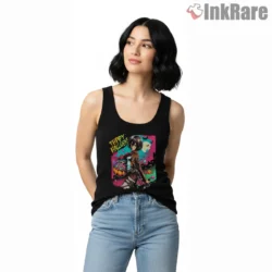 Mikasa Ackerman Happy Halloween Scout Shirt on black tank top for women graphic tee