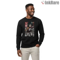 Mikasa Ackerman Twin Blade Scout Shirt on graphic shirt for men graphic tee