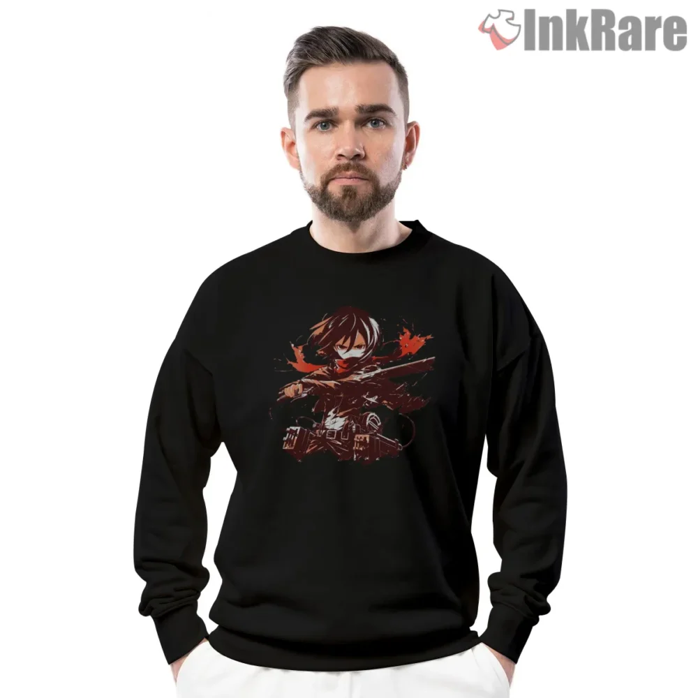 Mikasa Flying Blade Strike Shirt on graphic shirt for men graphic tee