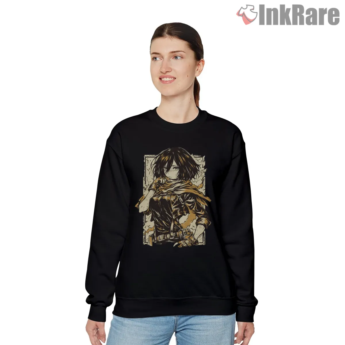 Mikasa Golden Scout Portrait Shirt Mikasa Golden Scout Portrait Shirt on graphic shirt for women graphic tee