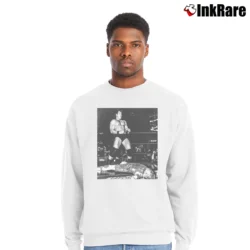 Men’s Mike Awesome ECW Crewneck Sweatshirt in white | Cozy Fabric, Clean Style