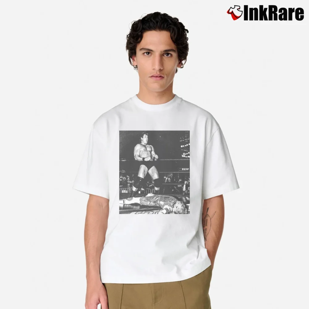 Men’s Mike Awesome ECW Classic T-Shirt in white | Soft, Breathable Everyday Wear