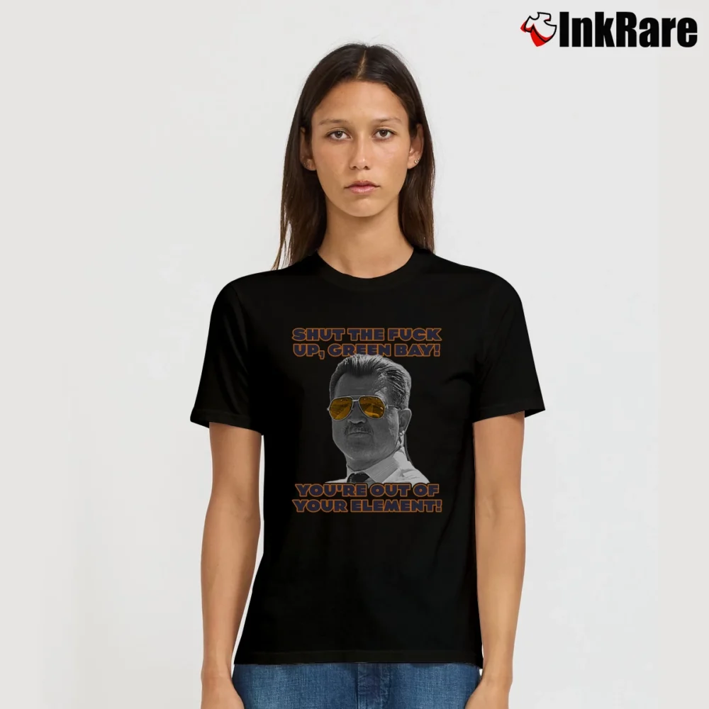 Women’s mike ditka chicago bears for NFL and Bears Fans Signature T-Shirt in black | Soft, Flattering Fit