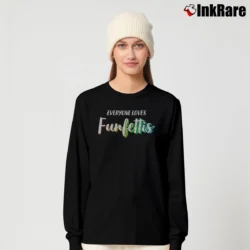 Women’s Mike Sorrentino Funfettis Graphic Long-Sleeve Top in black | Sleek, Versatile, All-Season