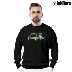 Men’s Mike Sorrentino Funfettis Graphic Crewneck Sweatshirt in black | Cozy Fabric, Clean Style