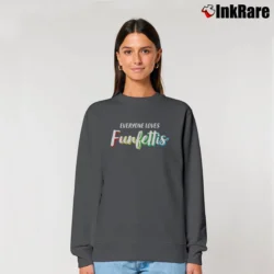 Women’s Mike Sorrentino Funfettis Graphic Relaxed Sweatshirt in charcoal | Soft, Laid-Back Vibe