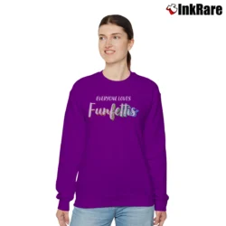 Women’s Mike Sorrentino Funfettis Graphic Relaxed Sweatshirt in purple | Soft, Laid-Back Vibe