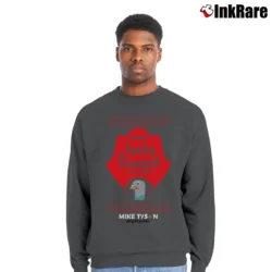Men’s Mike Tyson Mysteries Lucky Lager Crewneck Sweatshirt in charcoal | Cozy Fabric, Clean Style