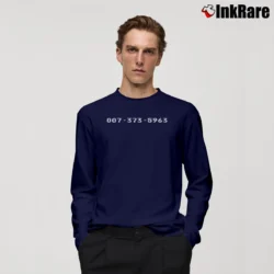 Men’s Mike Tyson Punch Out Code Long-Sleeve Shirt in navy | Sleek, Lightweight, Year-Round Wear