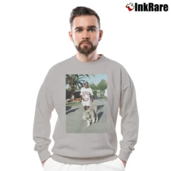 Men’s Mike Tyson Tiger Boxing Legend Graphic Crewneck Sweatshirt in sport grey | Cozy Fabric, Clean Style