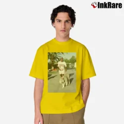 Men’s Mike Tyson Tiger Boxing Legend Graphic Classic T-Shirt in yellow | Soft, Breathable Everyday Wear