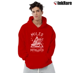 Men’s Miles Managed Statement Pullover Hoodie in red | Cozy, Durable, Modern Fit