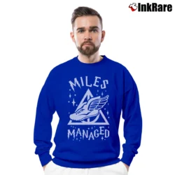 Men’s Miles Managed Statement Crewneck Sweatshirt in royal blue | Cozy Fabric, Clean Style