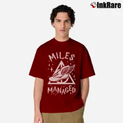 Men’s Miles Managed Statement Classic T-Shirt in maroon | Soft, Breathable Everyday Wear