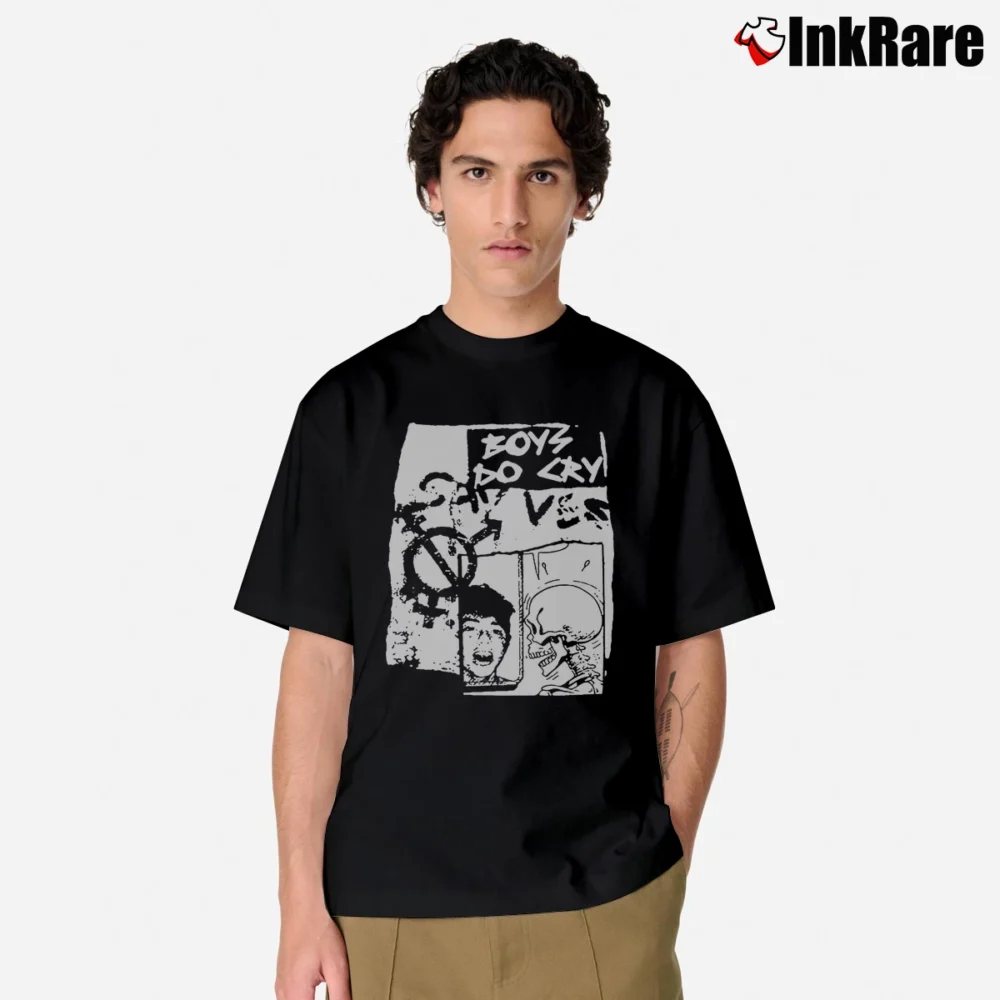 Men’s Miles Mckenna Boys Do Cry Classic T-Shirt in black | Soft, Breathable Everyday Wear